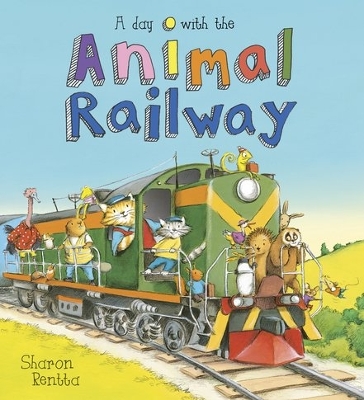 Book cover for A Day with the Animal Railway