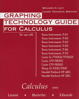 Book cover for Graphing Technology Guide for Calculus