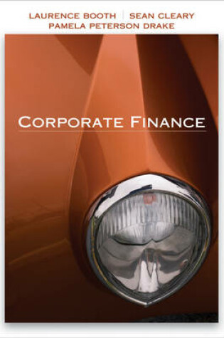 Cover of Corporate Finance 1e + WileyPLUS Registration Card