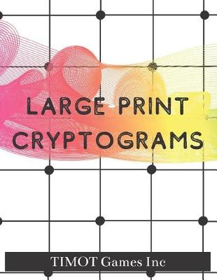 Book cover for Large Print Cryptograms