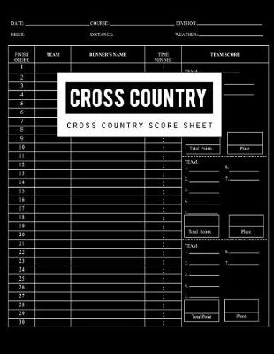 Book cover for Cross Country Score Sheet