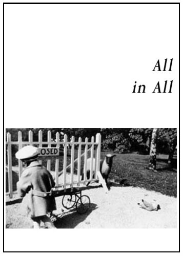 Book cover for All in All