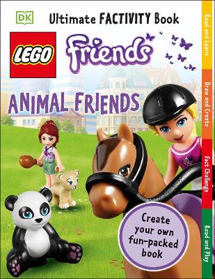 Book cover for LEGO Friends Animal Friends Ultimate Factivity Book