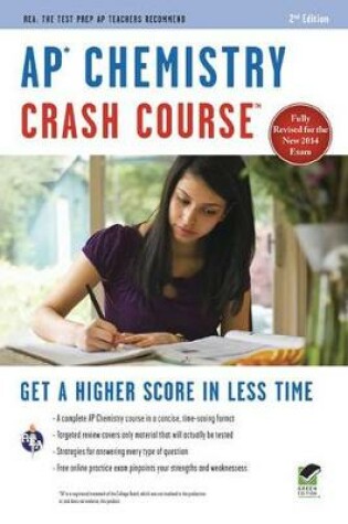 Cover of Ap(r) Chemistry Crash Course, 2nd Ed., Book + Online