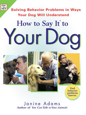 Book cover for How to Say it to Your Dog