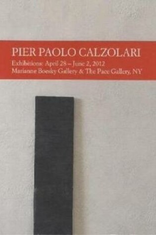 Cover of Pier Paolo Calzolari