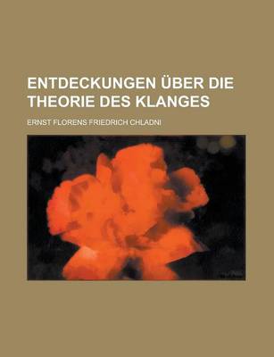 Book cover for Entdeckungen Uber Die Theorie Des Klanges