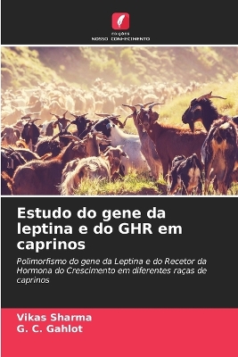 Book cover for Estudo do gene da leptina e do GHR em caprinos