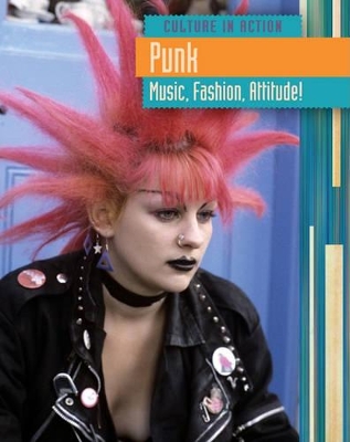 Book cover for Punk: Music, Fashion, Attitude!