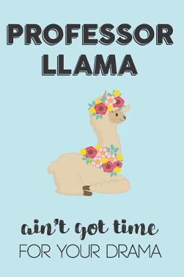 Book cover for Professor Llama Aint Got Time For Your Drama