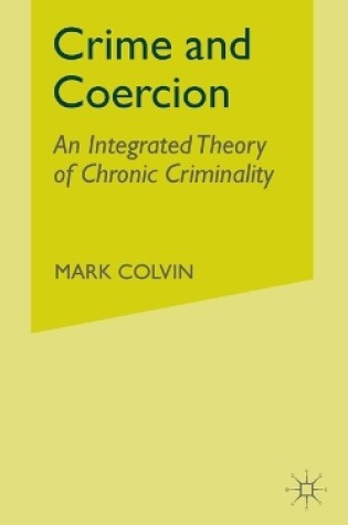 Cover of Crime and Coercion