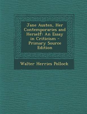 Book cover for Jane Austen, Her Contemporaries and Herself