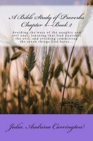 Cover of A Bible Study of Proverbs Chapter 6--Book 2