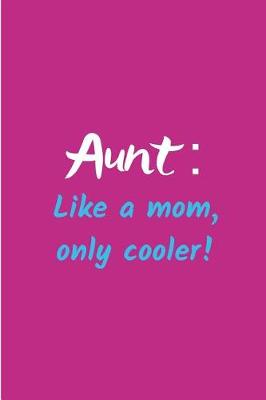 Book cover for Aunt Like a Mom Only Cooler!