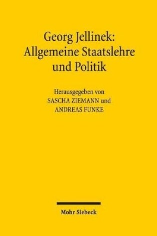 Cover of Allgemeine Staatslehre und Politik