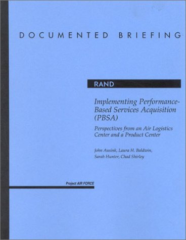 Cover of Implementing Performance-based Services Acquisition (PBSA)