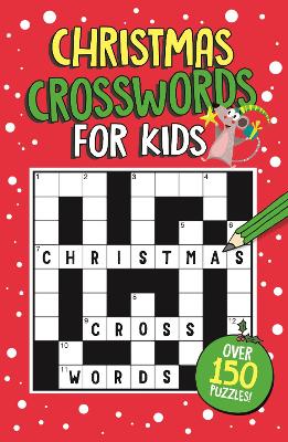 Book cover for Christmas Crosswords for Kids