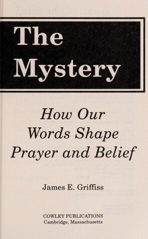 Book cover for Naming the Mystery