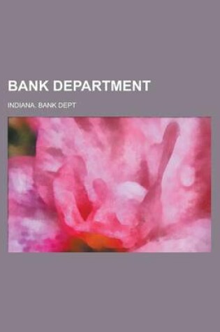 Cover of Bank Department