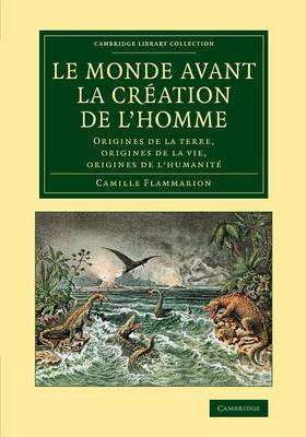 Book cover for Le monde avant la création de l'homme