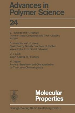 Cover of Molecular Properties