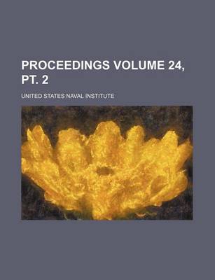 Book cover for Proceedings Volume 24, PT. 2