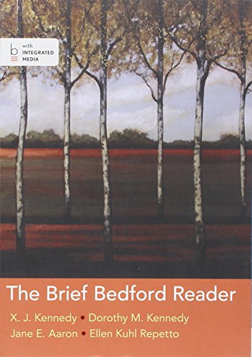 Book cover for Brief Bedford Reader 12e & Rules for Writers, 2016 MLA Update Edition 8e