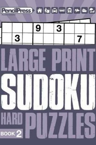 Cover of Large Print Hard Puzzles Book 2