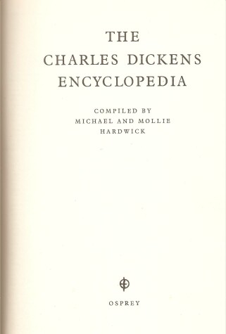 Book cover for Charles Dickens Encyclopaedia