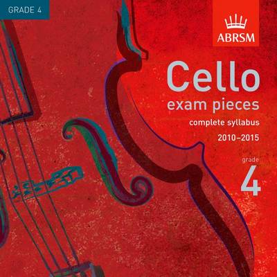Cover of Cello exam pieces, complete syllabus 2010-2015