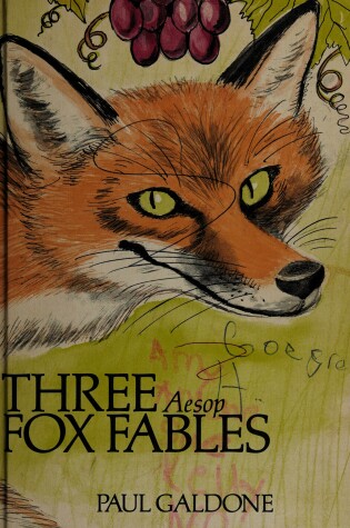 Cover of Three Aesop Fox Fable Rnf