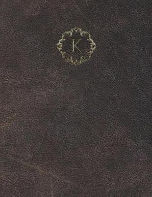 Cover of Monogram "K" Sketchbook