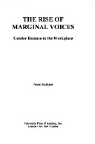 Cover of The Rise of Marginal Voices