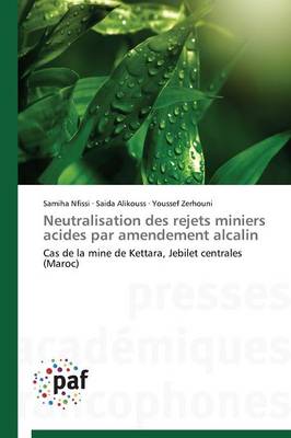 Cover of Neutralisation Des Rejets Miniers Acides Par Amendement Alcalin