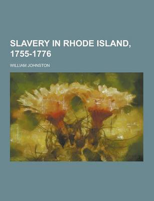 Book cover for Slavery in Rhode Island, 1755-1776