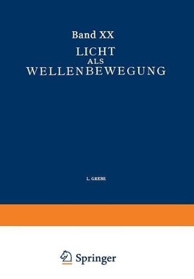 Book cover for Licht Als Wellenbewegung