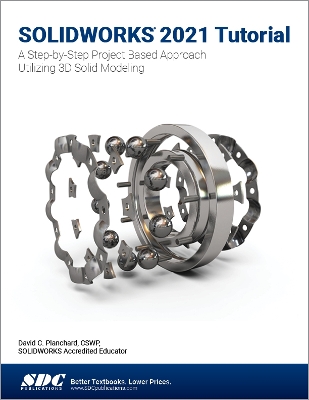 Book cover for SOLIDWORKS 2021 Tutorial