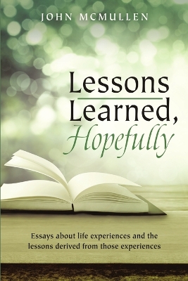 Book cover for Lessons Learned, Hopefully