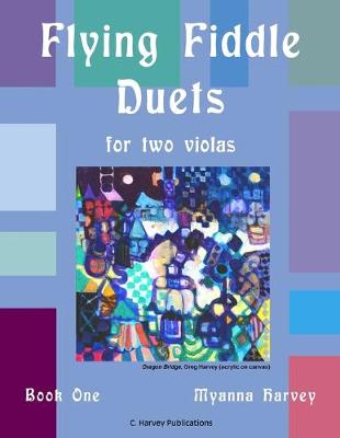 Book cover for Flying Fiddle Duets for Two Violas, Book One