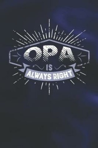 Cover of Opa Is Always Right