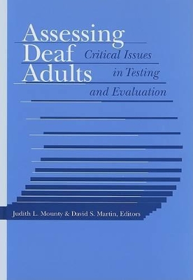 Book cover for Assessing Deaf Adults