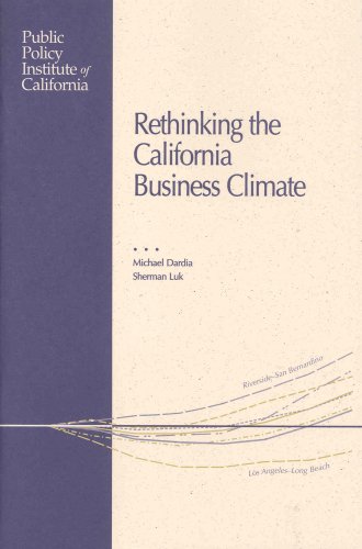 Book cover for Rethinking the California Business Climate