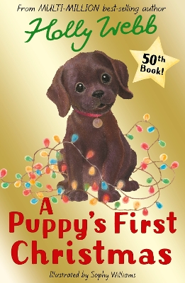 Book cover for A Puppy's First Christmas