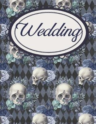 Book cover for Gothic Skulls and Diamonds Wedding Planner