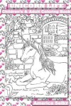 Book cover for UNICORN LIFE Children's and Adult Coloring Book