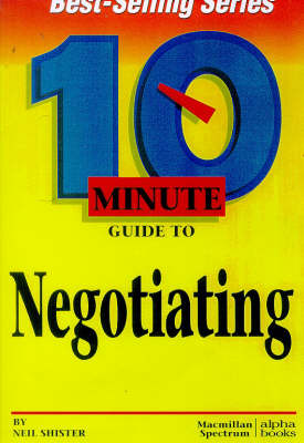 Book cover for Ten Minute Guide:negotiating