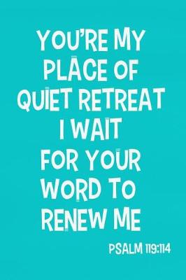Book cover for You're My Place of Quiet Retreat I Wait for Your Word to Renew Me - Psalm 119