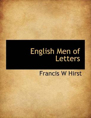 Book cover for English Men of Letters