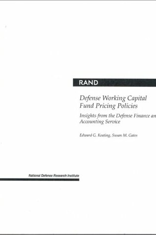 Cover of Defense Working Capital Fund Pricing Policies
