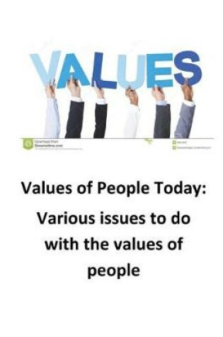 Cover of Values of People Today